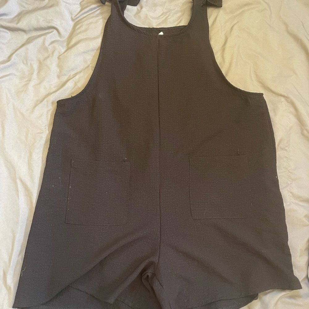 Kids Black One Piece Romper